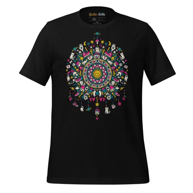 Psychedelic Mandala T Shirt Kaleidoscope Artwork alternate view