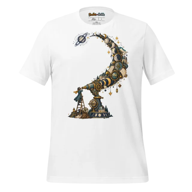 Vintage Astronomer T Shirt Exploration Doodle