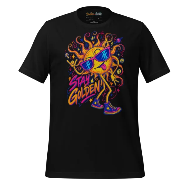 Sunglasses Sun T Shirt with Psychedelic Reflective Design alternate view