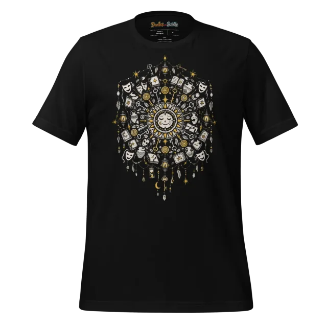 Ancient Mandala T Shirt Timeless Intricacy Doodle alternate view