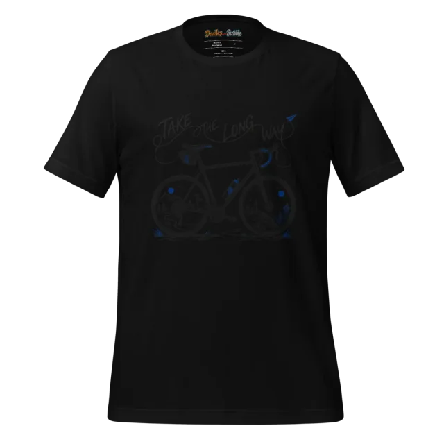Minimalist Bicycle Doodle T Shirt alternate view
