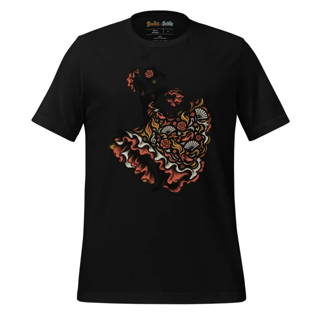 Flamenco Spirit T Shirt Elemental Dance Design alternate view