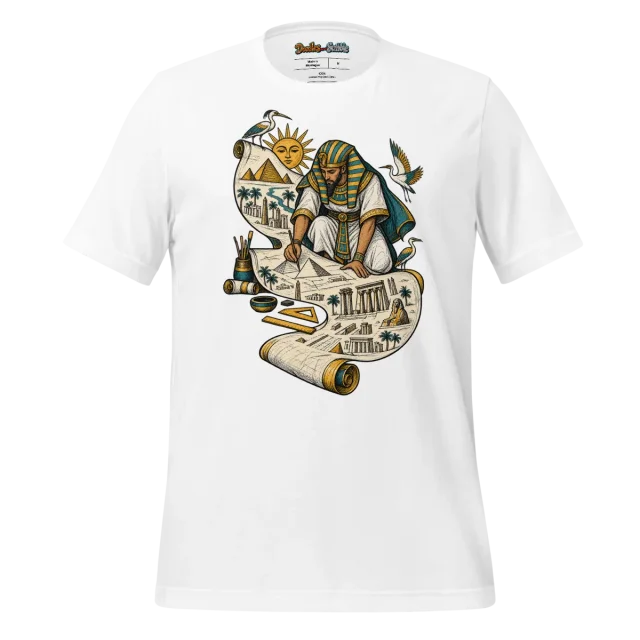 Pharaoh Architect T Shirt Ancient Construct Design