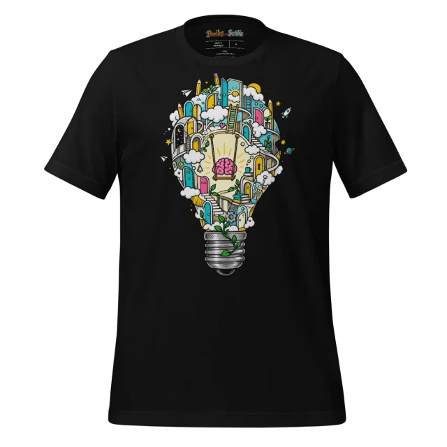Creative Brainstorm T Shirt Idea Incubator Doodle alternate view