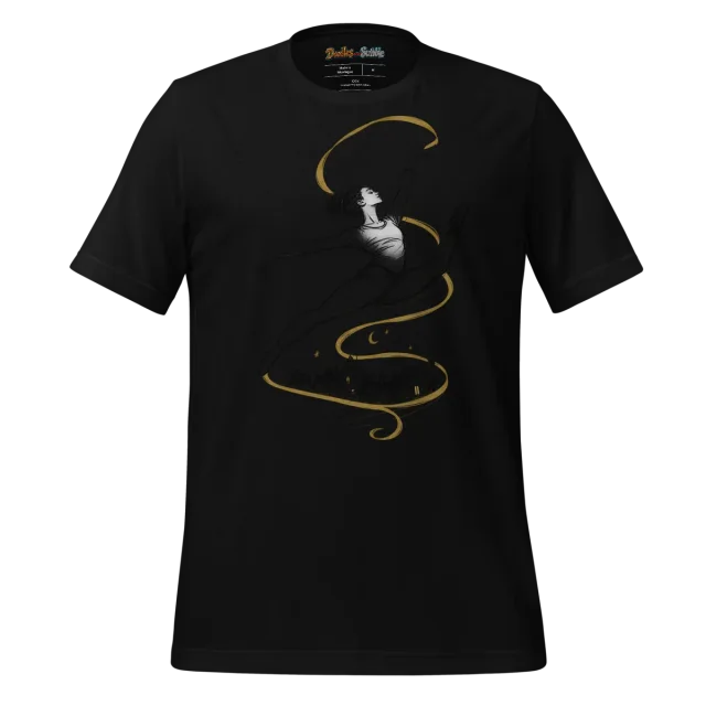 Gymnast Scribble T Shirt Urban Acrobatics Elegance alternate view