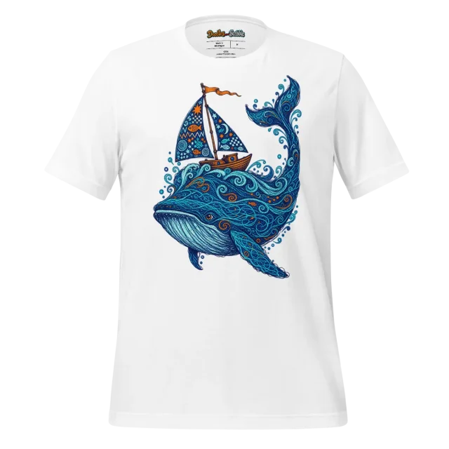 Nautical Boat Doodle T Shirt