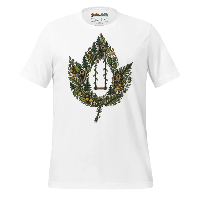 Forest Swing T Shirt Nature's Playground Scribble