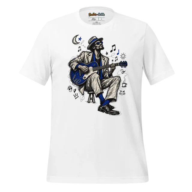 Blues Serenade T Shirt Rhythmic Music Artwork
