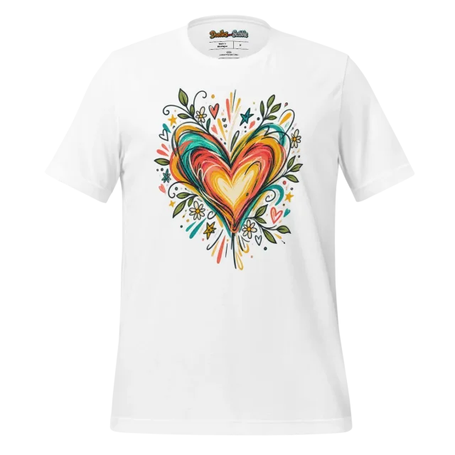 Heartbeat Spectrum T Shirt Radiant Design