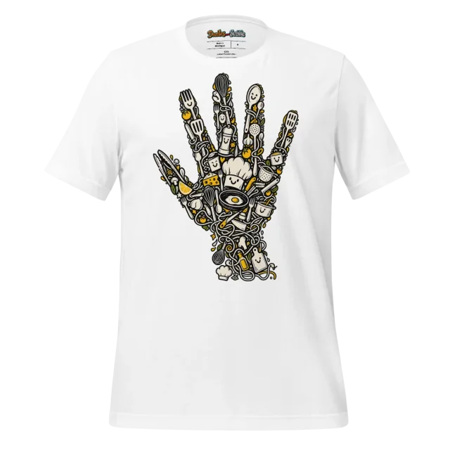 Utensil Maze T Shirt Culinary Labyrinth