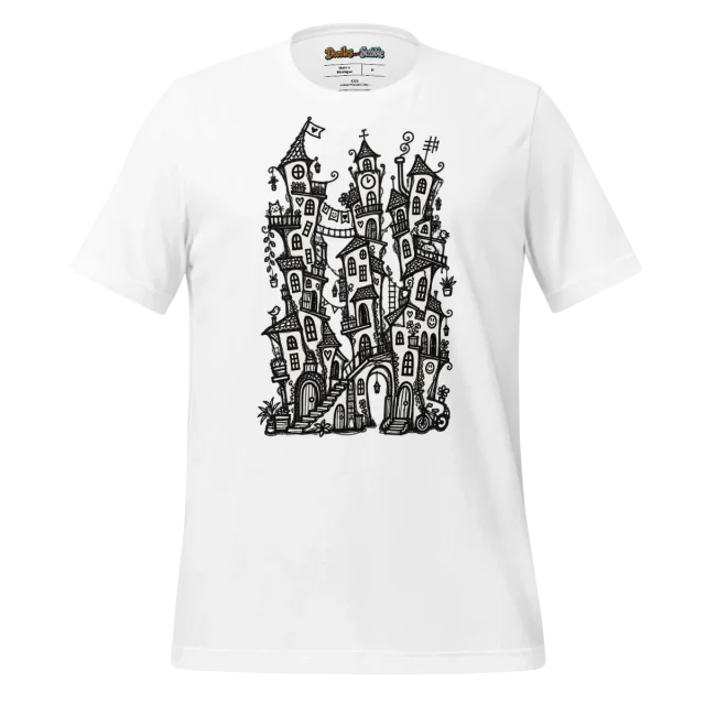 Architectural Vibe T Shirt Linear Elegance