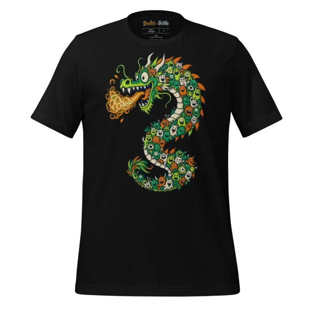 Psychedelic Dragon T Shirt Fiery Fantasies alternate view