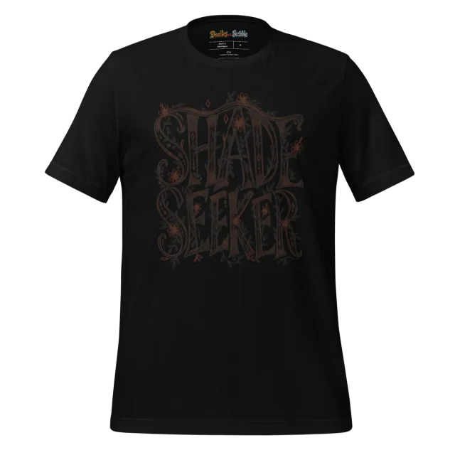 Hatter T-Shirt with Floral Doodle Lettering alternate view