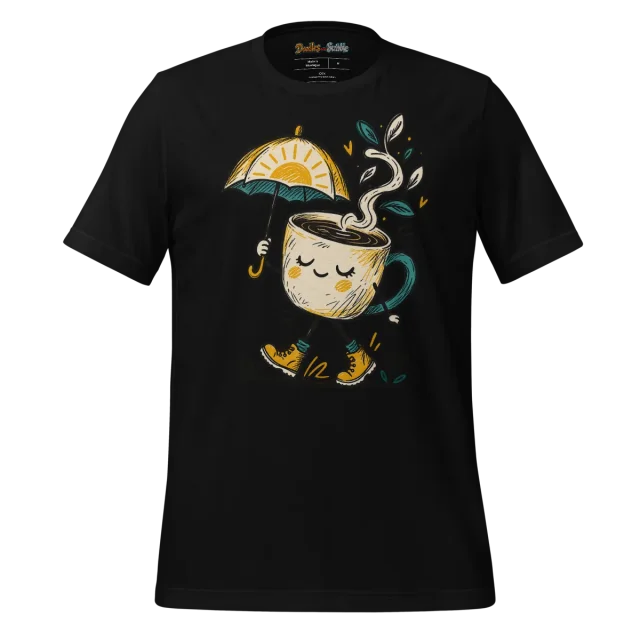 Morning Brew T Shirt Start Your Day Doodle alternate view