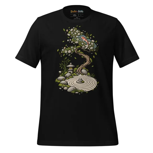 Zen Garden T Shirt Nature Serenity Doodle alternate view