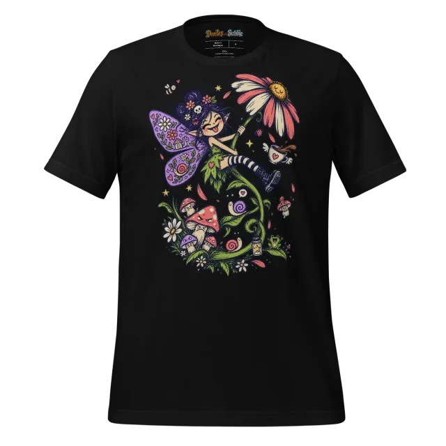 Psychedelic Fairy T Shirt Enchanted Whimsy alternate view