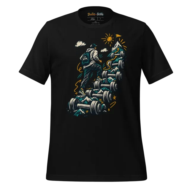 Gym Warrior T Shirt with Ultimate Ascent Challenge Design alternate view