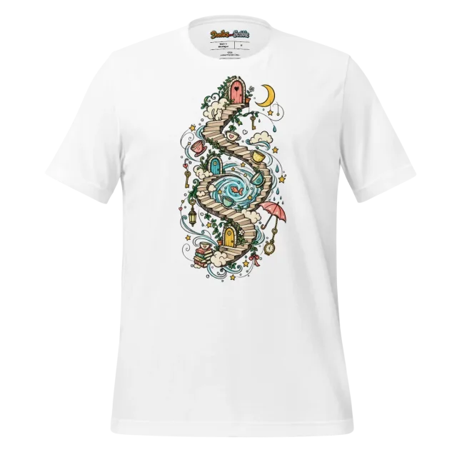 Spiral Doodle T Shirt with a Whirlpool of Whimsy