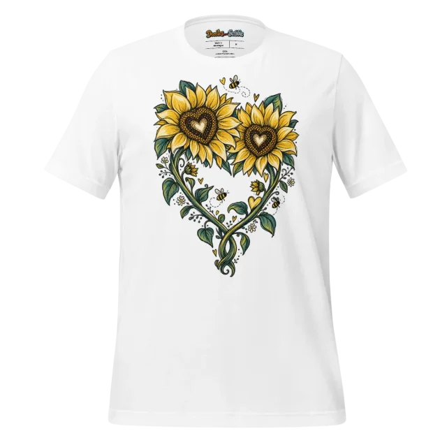 Sunflower Doodle T Shirt Love Core Delight