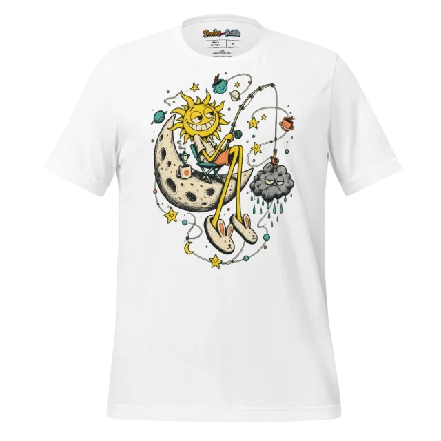 Smiling Sun T Shirt Cute Summer Doodle