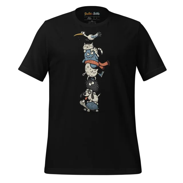 Character Doodle T Shirt with Charismatic Characters alternate view