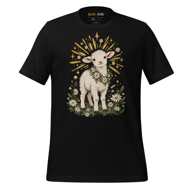 Lamb of Light T Shirt with Seraphic Spring Art alternate view