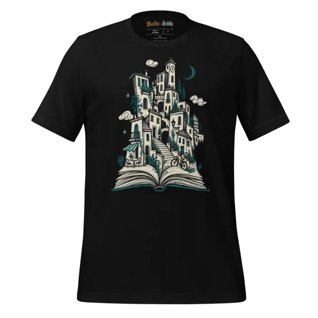 City Outline T Shirt with Chic Urban Doodle alternate view