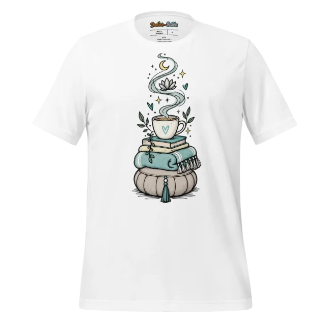 Zen Ritual Doodle T Shirt Morning Serenity