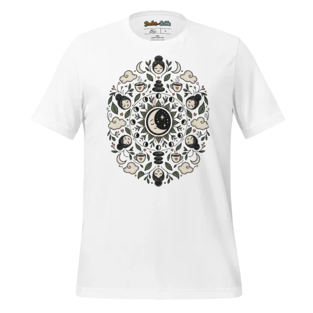 Mandala Tranquillity T Shirt Zen Harmony Design
