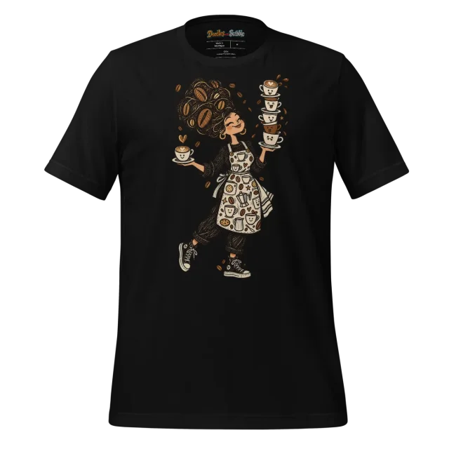 Barista Craft T Shirt Caffeinated Creations alternate view