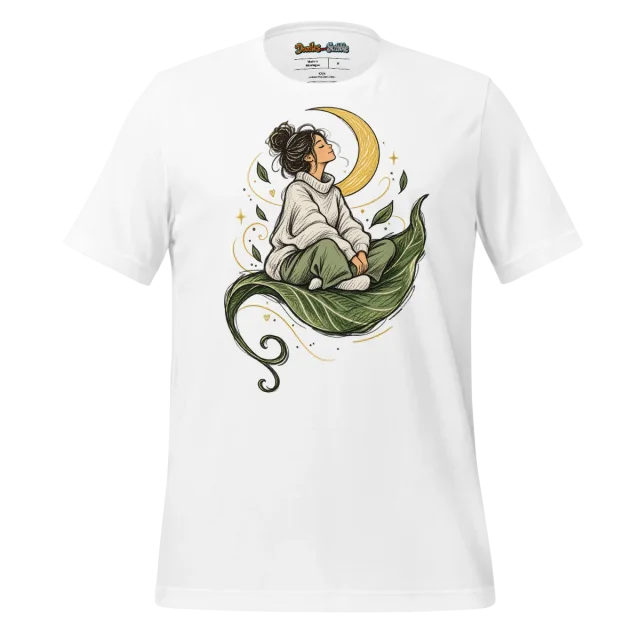Contemplation Yoga Pose T Shirt Doodle