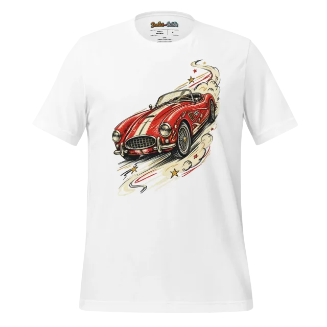 Speedster Streak Car T Shirt Timeless Vintage Elegance