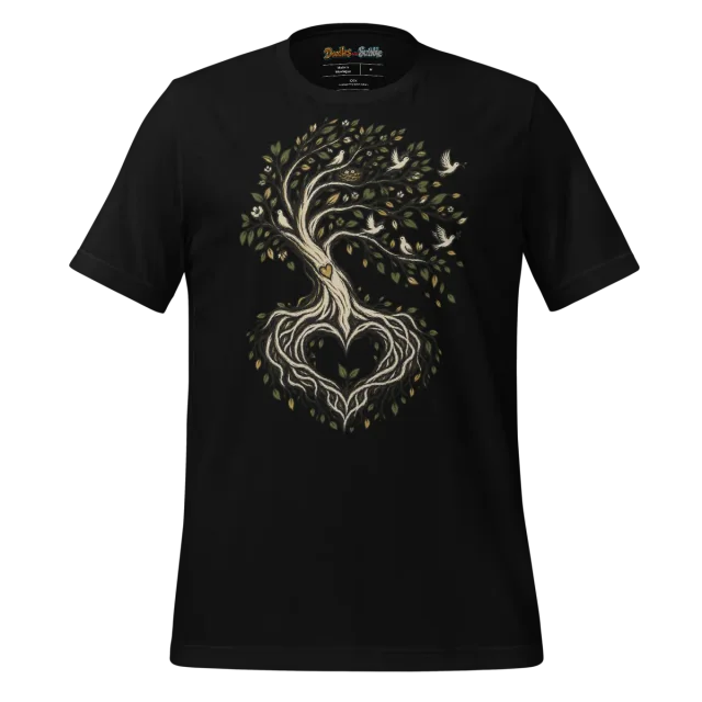 Tree of Life T Shirt Eternal Nature Doodle alternate view