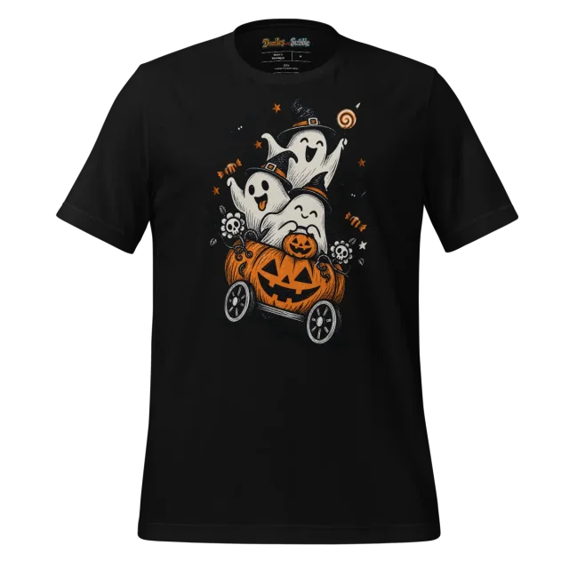 Halloween Doodle T Shirt Spooky Celebration alternate view