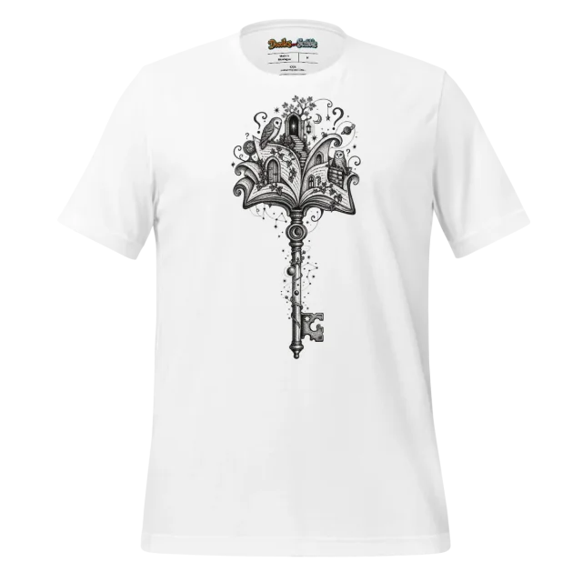 Wisdom Key T Shirt Enigma's Riddle Doodle