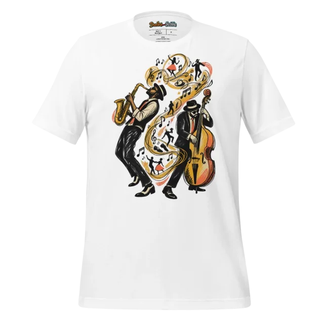 Jazz Echoes T Shirt Rhythmic Expressions