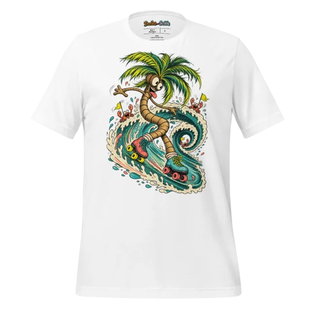 Palm Tree T Shirt Easy Summer Doodle