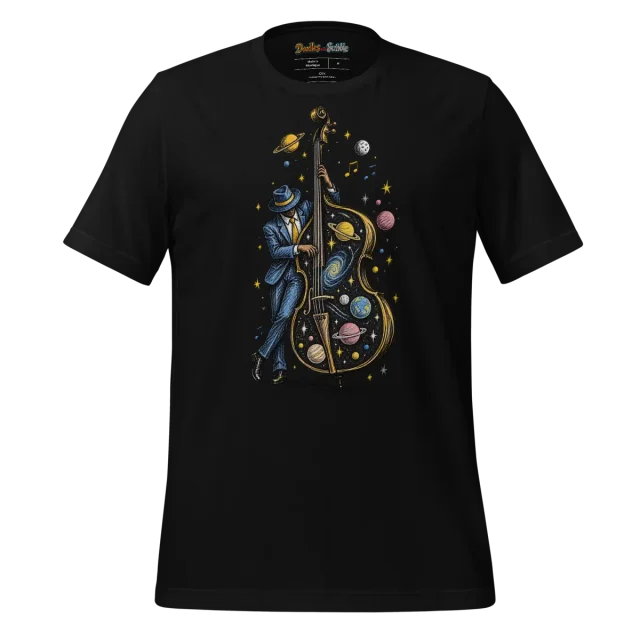 Interstellar Jazz Doodle T Shirt Galactic Groove alternate view