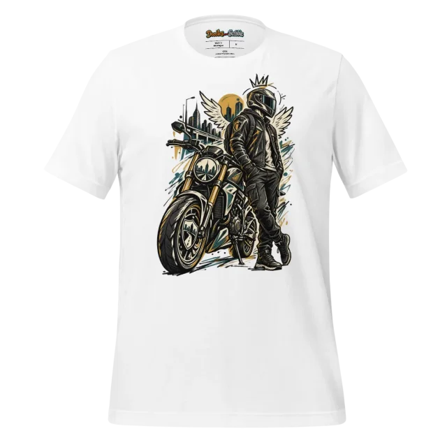 Urban Biker T Shirt with Road Guardian Design