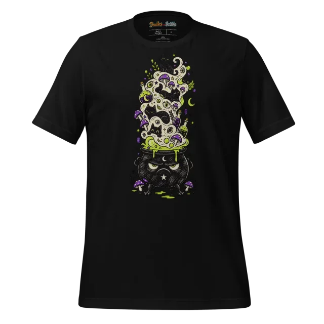 Witch's Brew T Shirt Magical Potion Doodle alternate view