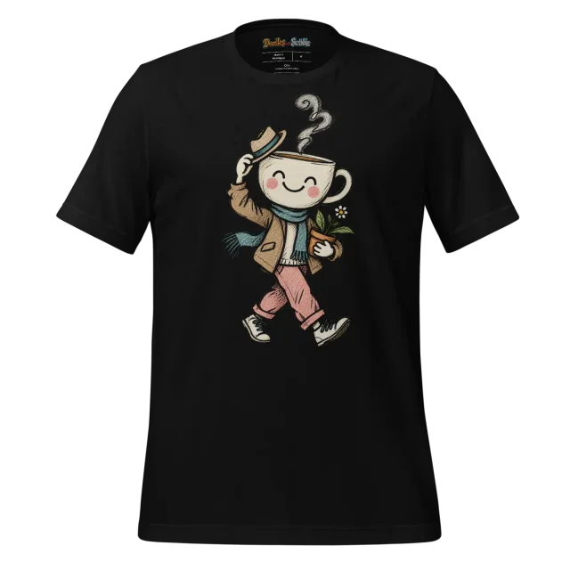 Scribble Character T Shirt with an Affable Doodle Design alternate view