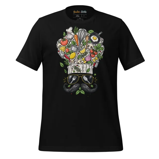 Master Chef T Shirt Soulful Scribbles Doodle alternate view