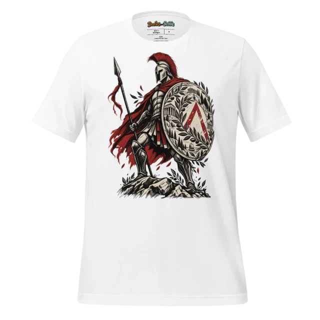 Stoic Spartan T Shirt Warrior's Etch Design