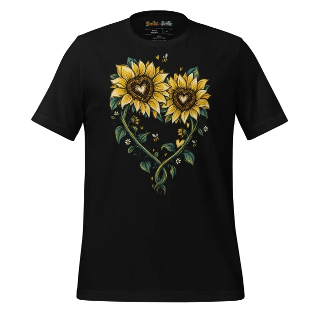Sunflower Doodle T Shirt Love Core Delight alternate view