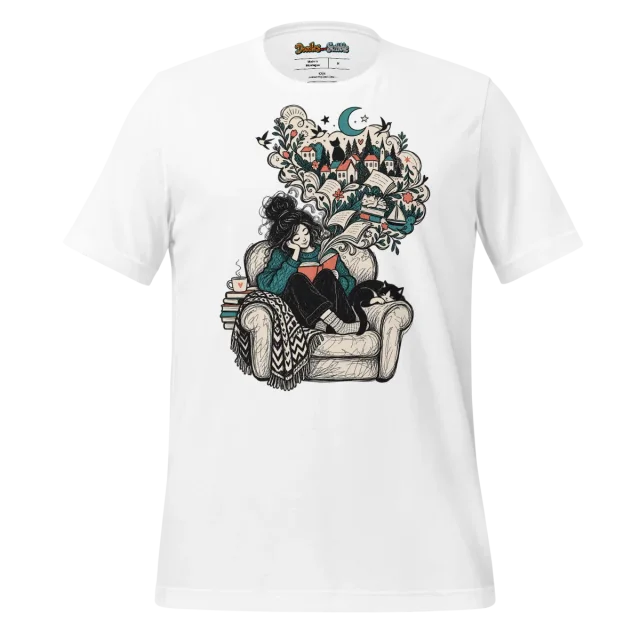 Tranquil Reader T Shirt Captured Moments Design