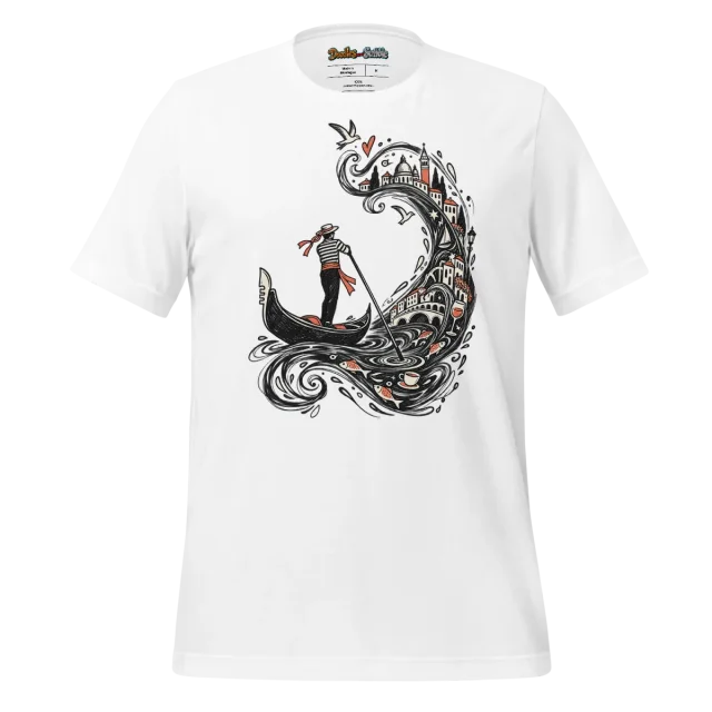 Gondolier T Shirt Serene Venetian Ripples