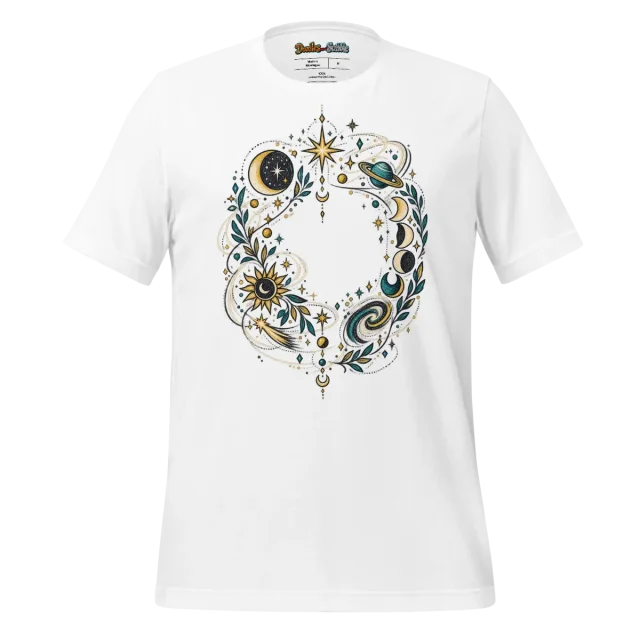 Cosmic Mandala T Shirt Starry Mandala Fusion
