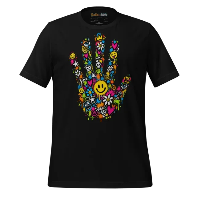 Radiant Spectrum T Shirt Splash of Colour alternate view