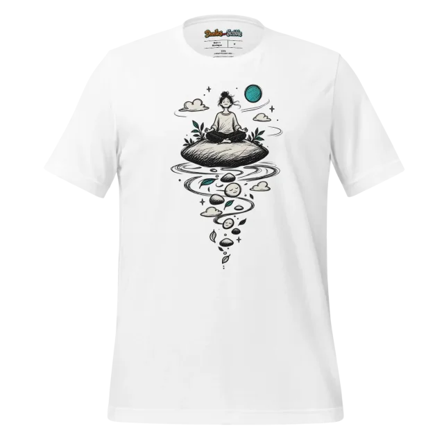 Meditation Doodle T Shirt Zen Escape