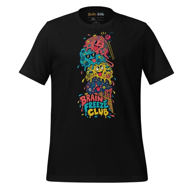 Ice Cream Cone T Shirt Colourful Summer Doodle alternate view